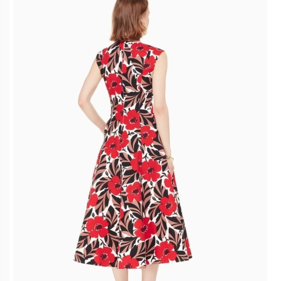 SOLD 🚧🚧! Kate Spade Poppy Field Dress Sz 4 - Picture 2 of 8
